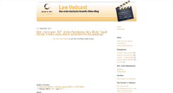 Desktop Screenshot of law-vodcast.de